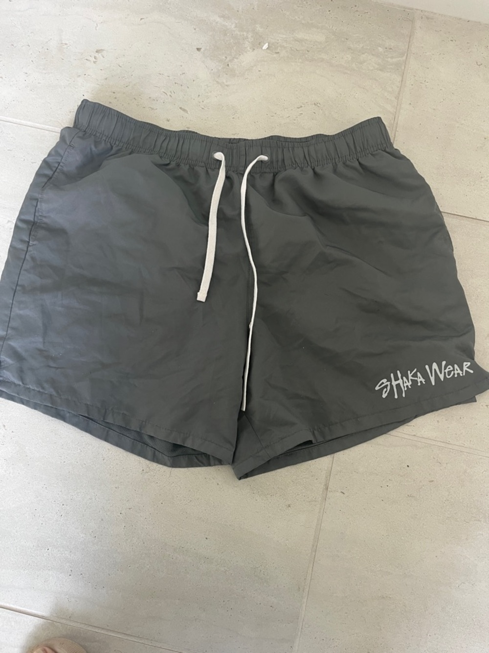 Shaka Wear Men's Dark Gray Swim Trunks